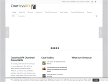 Tablet Screenshot of crowleysdfk.ie